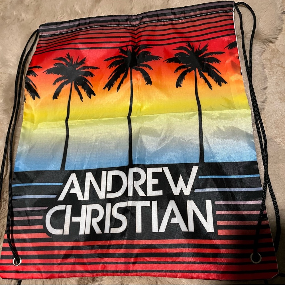 Andrew Christian Drawstring Bag Backpack - Picture 2 of 3